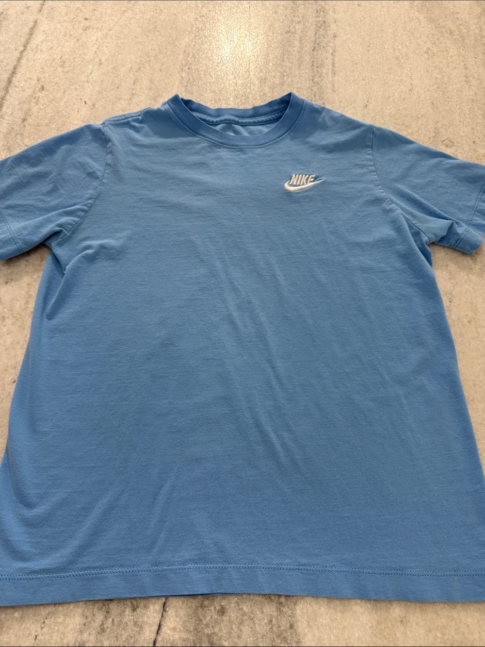 Nike Men’s Sky Blue Short-Sleeve Logo Tee